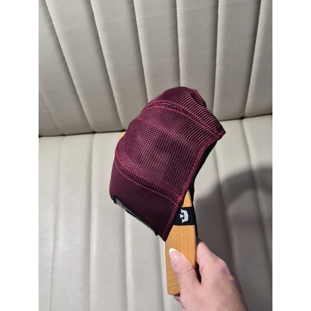 Raging Bull Patch Mesh Trucker Hat - Burgundy The Farm Goorin Bros